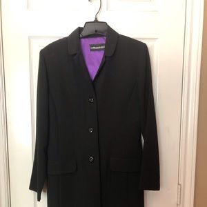 Woman’s long suit coat